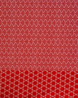 Blossom Quilt Japan - 3014-R - Takumi Asanoha & Seigaiha - red