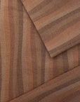 Blossom Quilt Japan - 7031-BR - Sakizome Waves Red Brown
