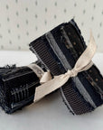 Sashiko - sakizome stofrulle - sort