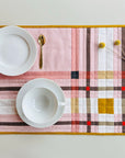 Upscale Plaid - Blossom - kit til dækkeserviet