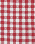 Queen of Hearts - Gingham Dobby Hearts - 01 Cherry