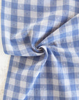 Queen of Hearts - Gingham Dobby Hearts - 05 Alice Blue