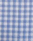 Queen of Hearts - Gingham Dobby Hearts - 05 Alice Blue
