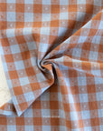 Queen of Hearts - Gingham Dobby Hearts - 06 Riviera