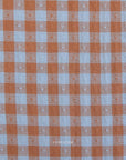 Queen of Hearts - Gingham Dobby Hearts - 06 Riviera