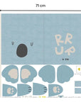 la blu - Koala - backpack panel