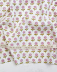 Indian Block Prints - 10 FWG Pink