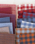 Queen of Hearts - Gingham Dobby Hearts - 03 Royal
