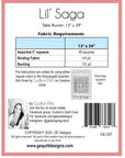 GE Table Runner - Lil' Saga