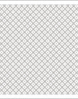 Sashiko sampler - hvid - små blomster med kryds 1102