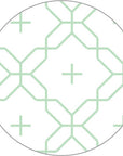 Sashiko sampler - hvid - små blomster med kryds 1102