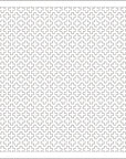 Sashiko sampler - hvid - små kors - 1107