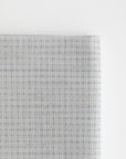 Daruma - fortrykt sashiko-stof, 50x108 cm - lysegrå - 2