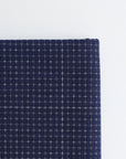 Daruma - fortrykt sashiko-stof, 50x108 cm - navy - 3