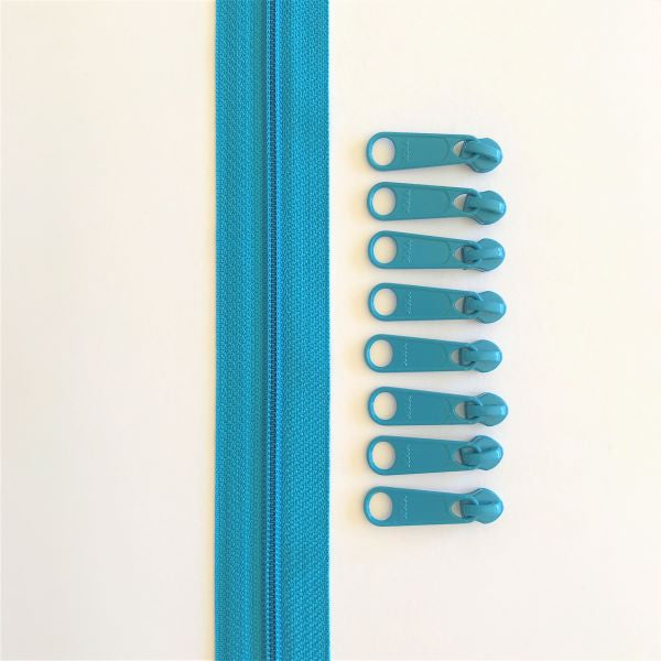 Zipper Tape - Aqua