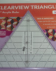 60° trekant lineal 10"