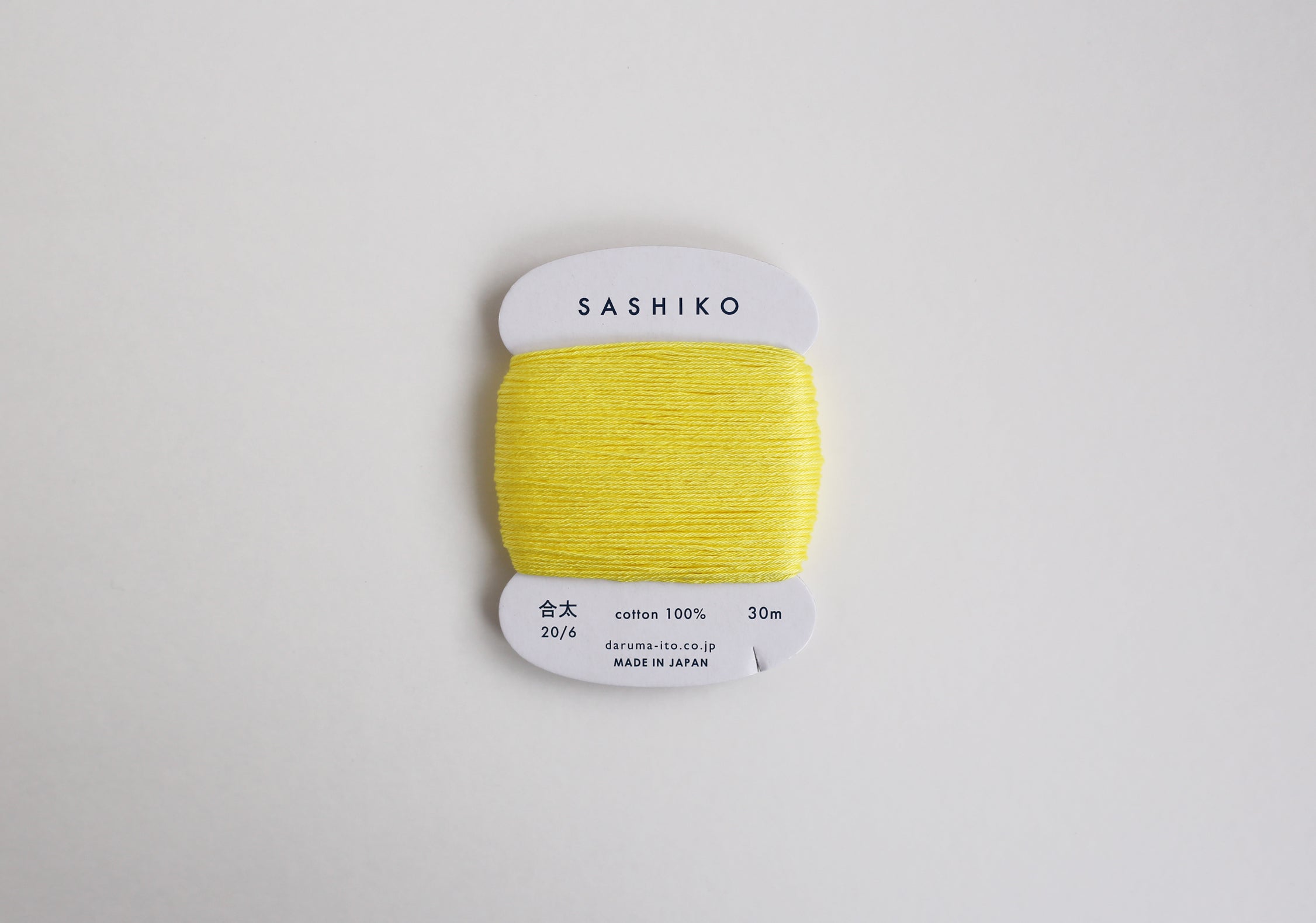 Daruma sashikogarn tyk - 30 m - 203 Lemon – Blossom Quilt