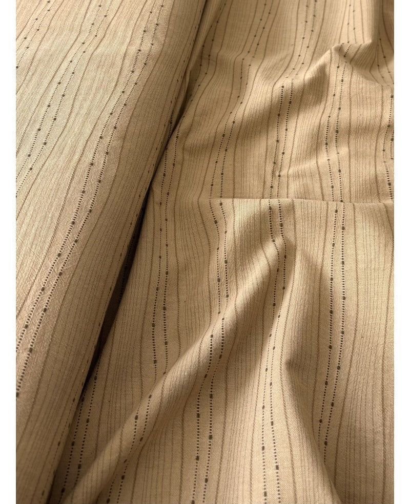 Blossom Quilt Japan - 1025-EC - Sakizome Dots Lines Beige