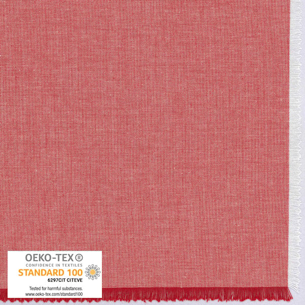 Shot Cotton - 024 - pastelrød