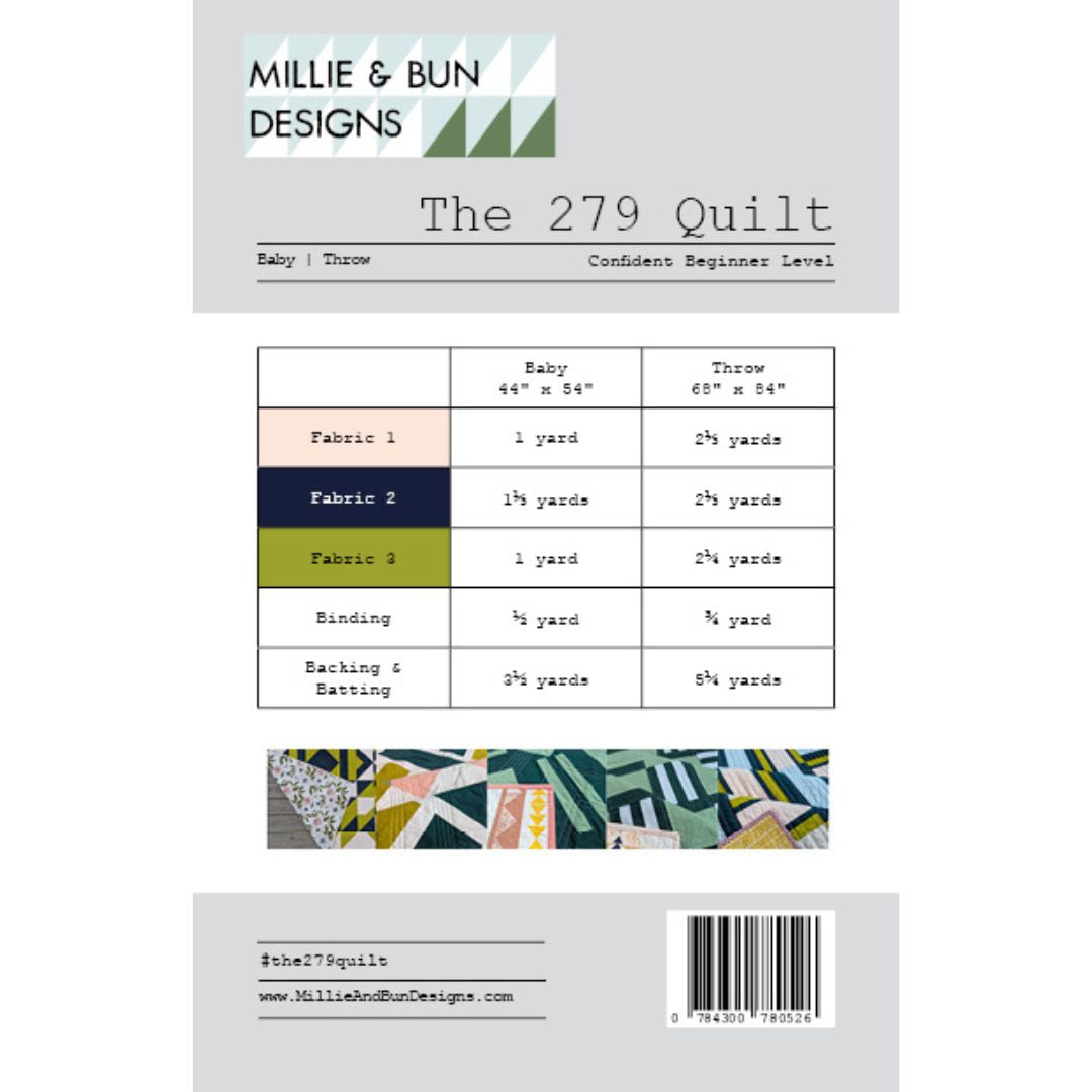 Millie &amp; Bun Designs - The 279 Quilt