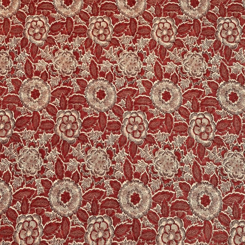 Blossom Quilt Japan - 3017-R - Flowers Red