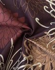 Blossom Quilt Japan - 4010-P - Kobayashi Chrysanthemums on Purple