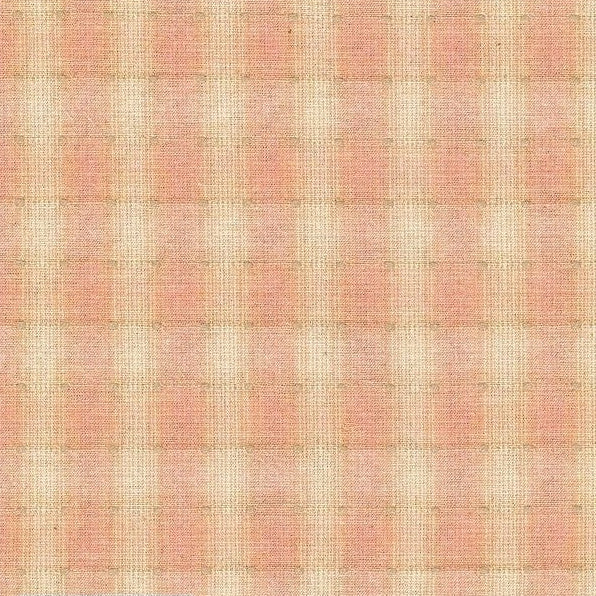 Blossom Quilt Japan - 4016-P - Sakizome Plaid Salmon