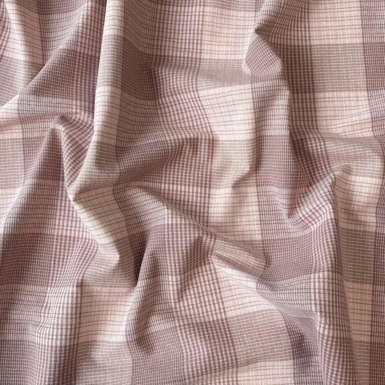 Blossom Quilt Japan - 4021-P - Sakizome Plaid Dusty Rose
