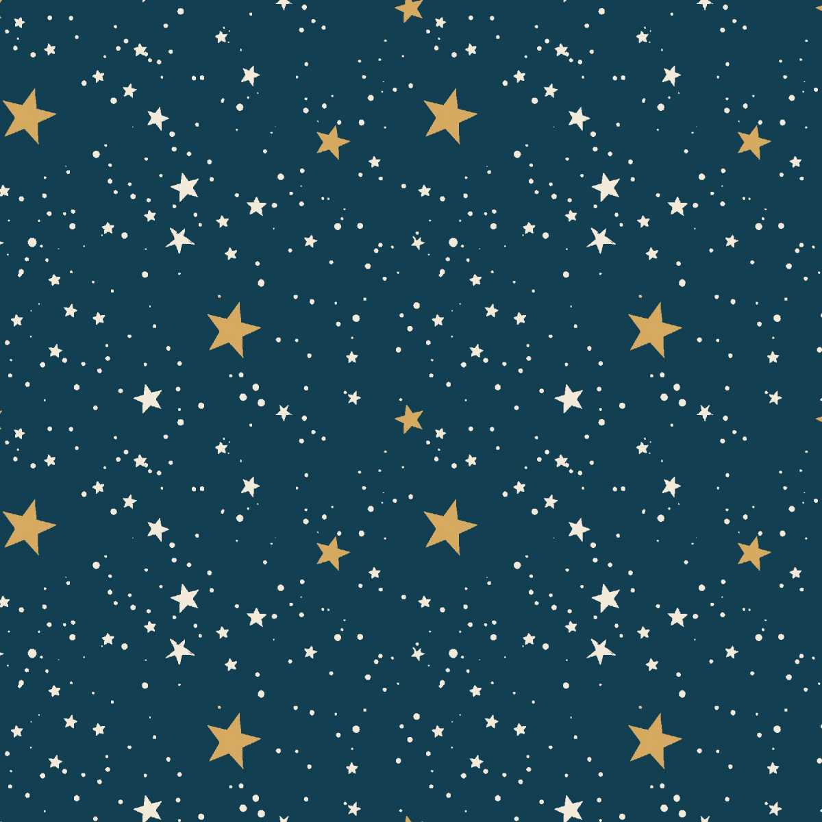 Holly Jolly Calico - 4677-77 Navy