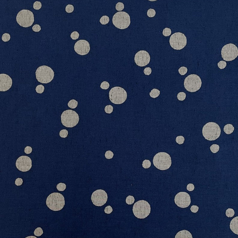 Blossom Quilt Japan - 5020-BL - Takumi Polka Blue