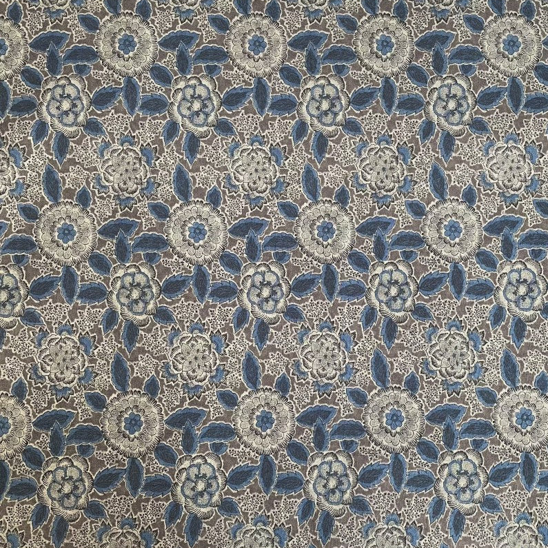Blossom Quilt Japan - 5038-BL - Flowers Blue