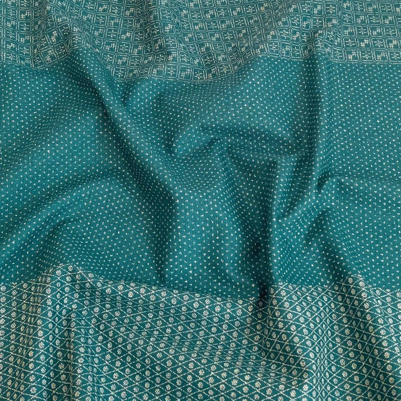 Blossom Quilt Japan - 5041-BL - Takumi Kasuri Turquoise Blue