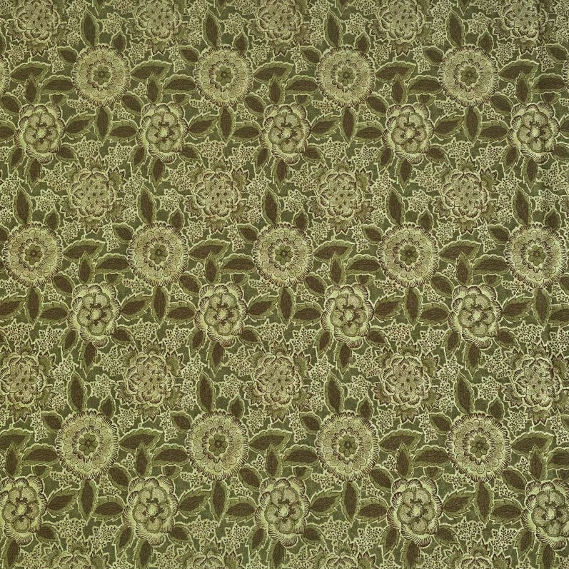 Blossom Quilt Japan - 6016-GR - Flowers Green