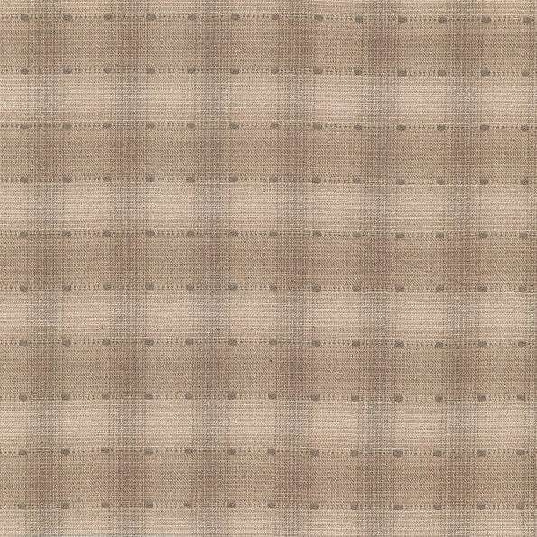 Blossom Quilt Japan - 7022-BR - Sakizome Plaid Light Taupe