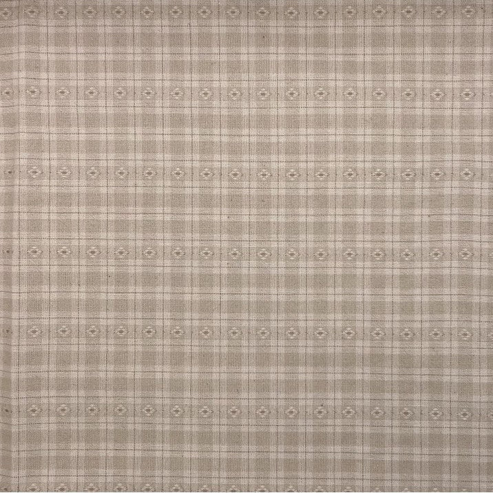 Blossom Quilt Japan - 7032-BR - Sakizome Checks Beige
