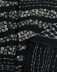 Blossom Quilt Japan - 8002-BLK - Takumi White on Black