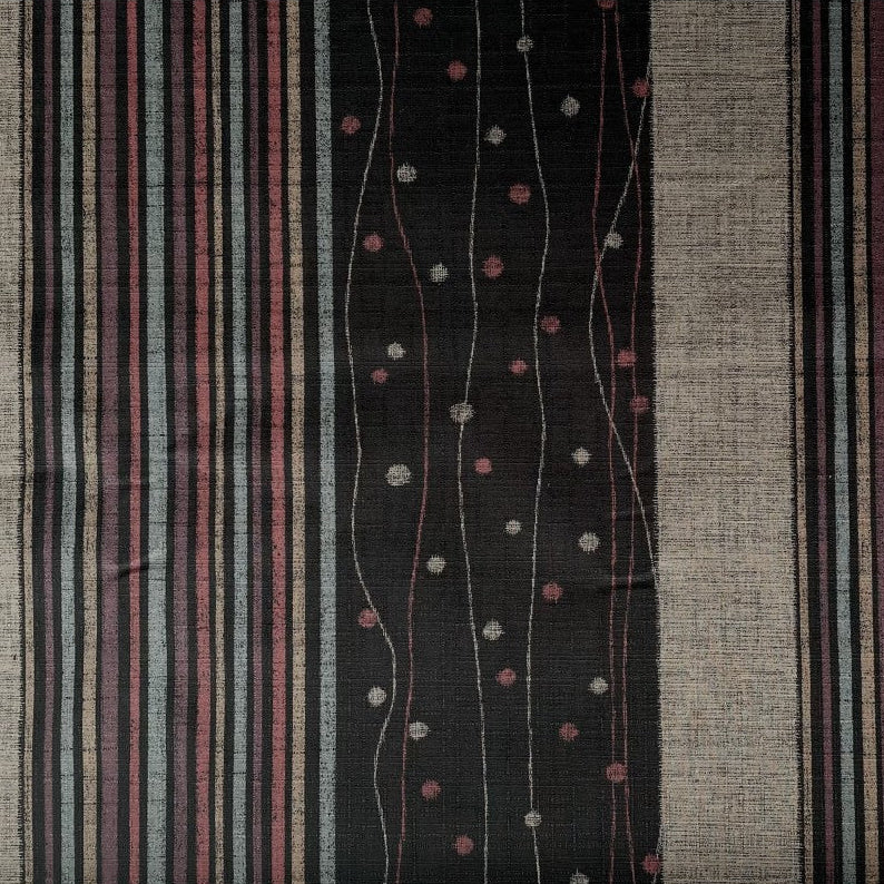 Blossom Quilt Japan - 8009-BLK - Kobayashi Lines and Dots Black