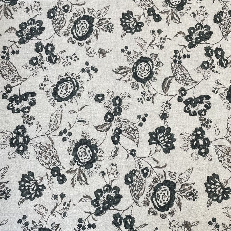 Blossom Quilt Japan - 8019-BLK - Kobayashi Fleur Charcoal