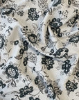 Blossom Quilt Japan - 8019-BLK - Kobayashi Fleur Charcoal