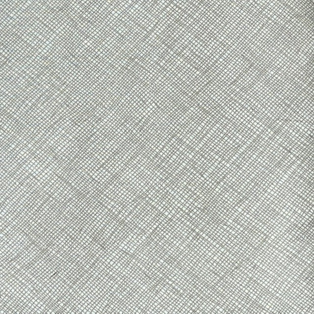 Bagsidestof - gråt gitter - 175 x 270 cm - halv pris