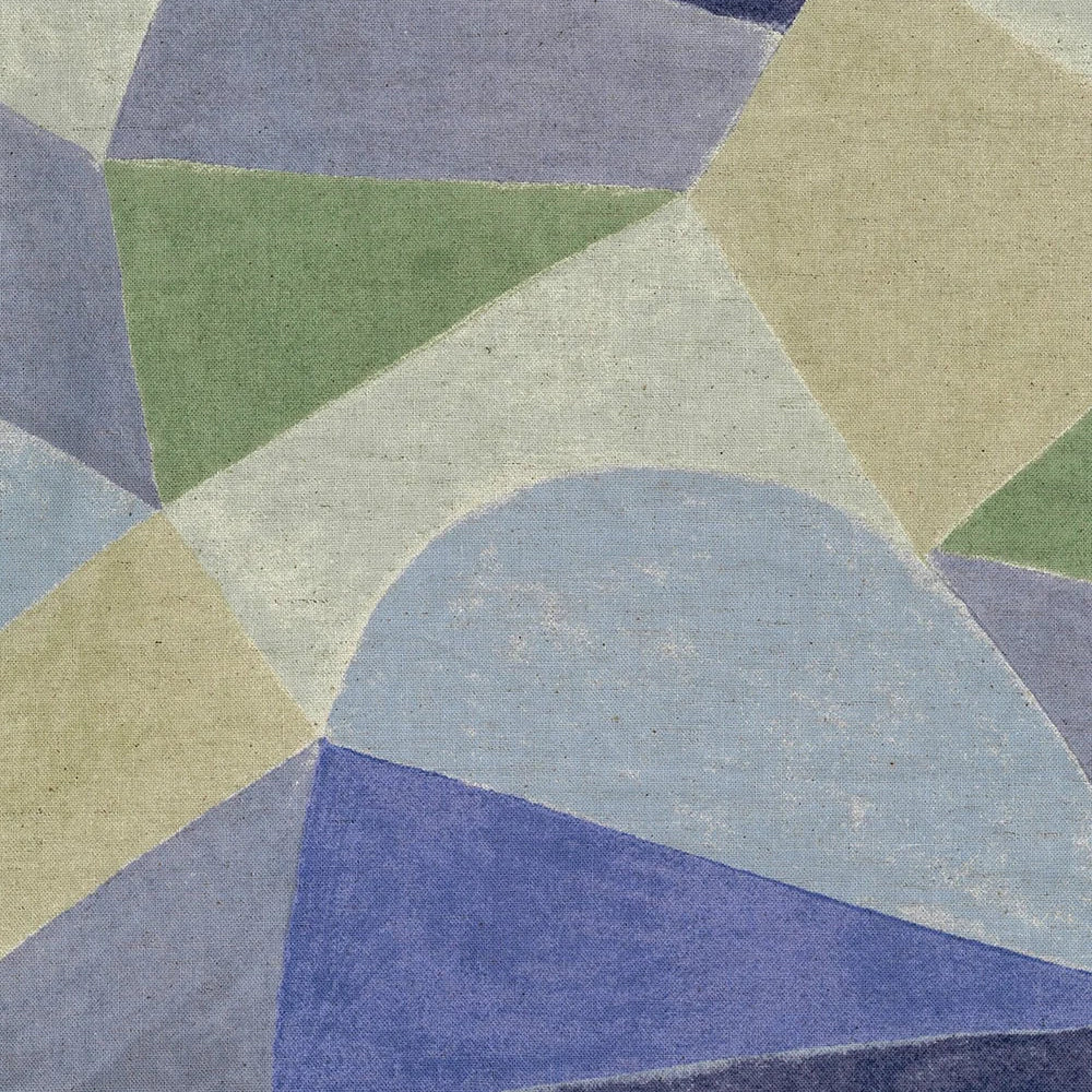 Kokka x bookhou - Pathway Shapes 1440-2B Blue