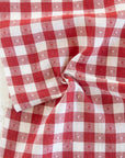 Queen of Hearts - Gingham Dobby Hearts - 01 Cherry