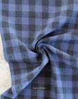 Queen of Hearts - Gingham Dobby Hearts - 04 Blueberry