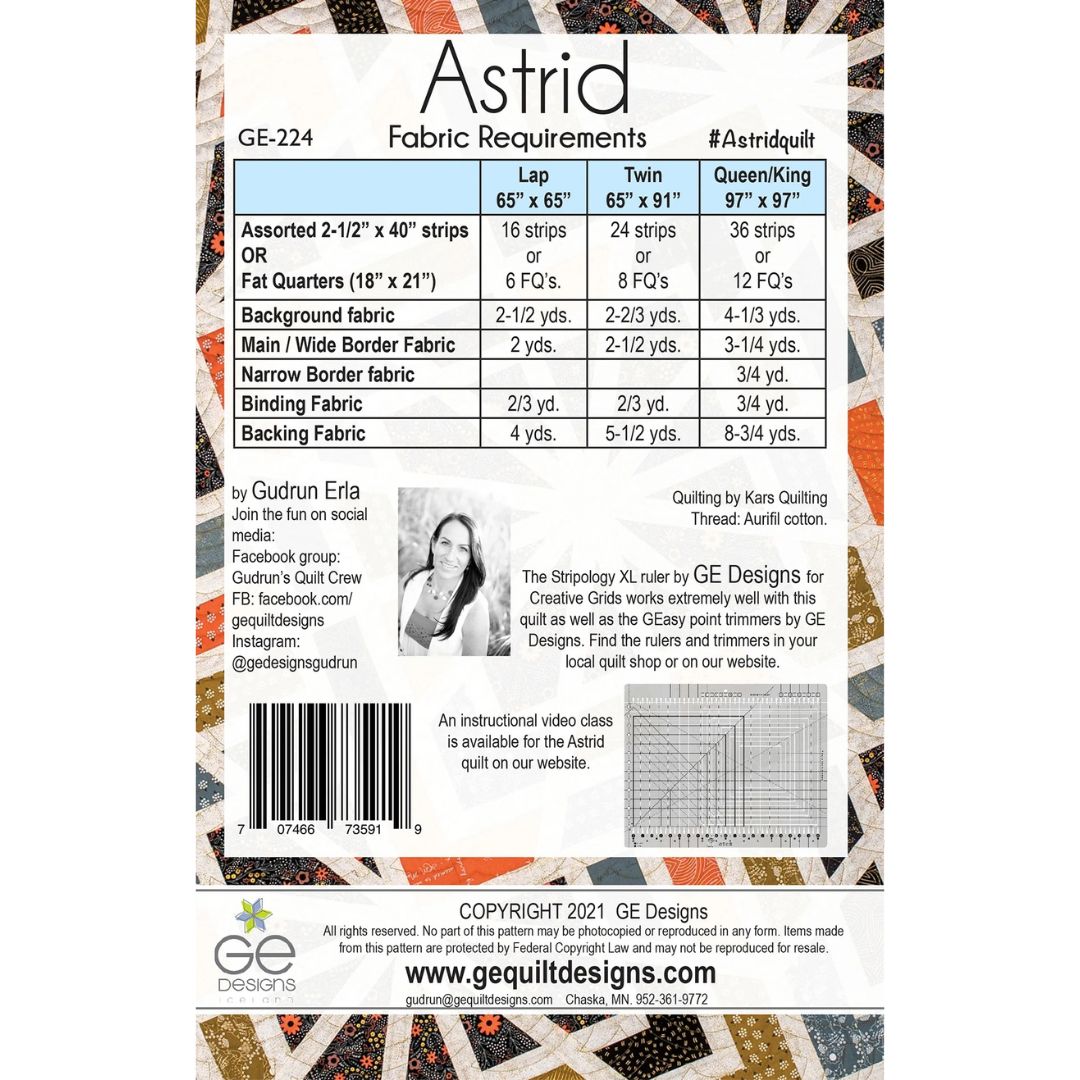 GE Quilt Pattern - Astrid