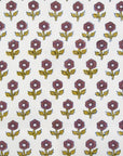Indian Block Prints -  10 FWG Eggplant