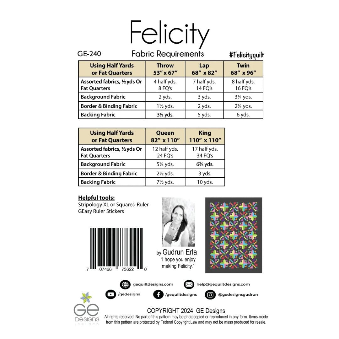 GE Quilt Pattern - Felicity