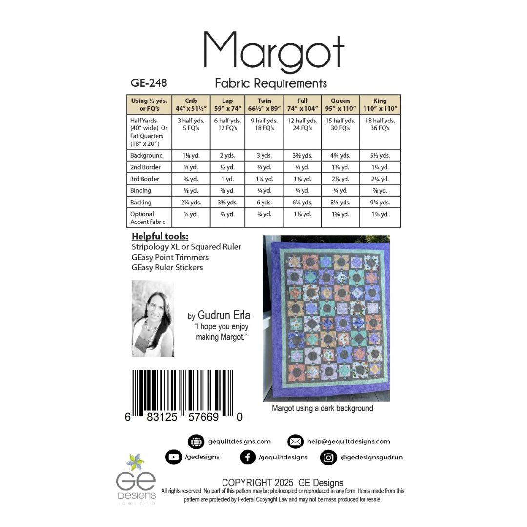 GE Quilt Pattern - Margot