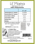 GE Table Runner - Lil' Marina