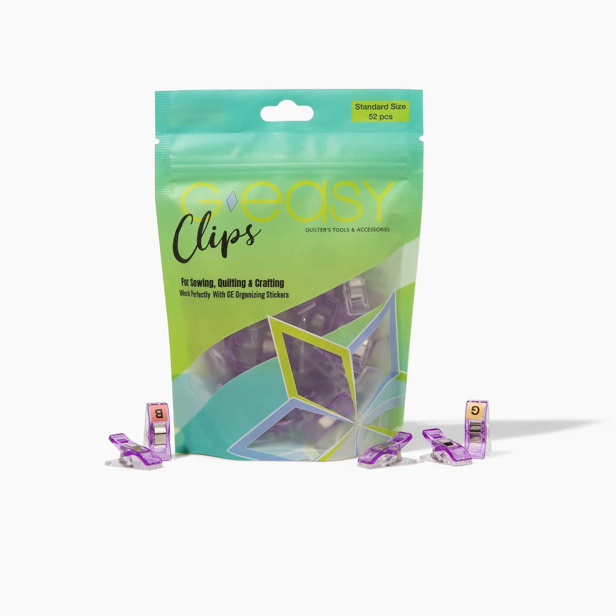 GE - Organizing Clips 52 pcs. - Purple